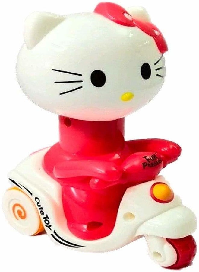 HDA GROUP Hello Kitty Pulback - Realistic Design Vehicle Toy for Kids 3+ Years for Indoor & Outdoor Play | Safe & Durable Toy, Improves Imaginative Play, Hand Eye Coordination (Multicolor) - Image 3